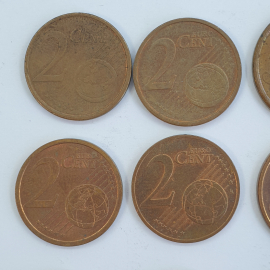 Монеты 1/2/5/20 центов, года 2000-2013, 28 штук. Картинка 2